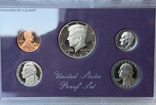 1985-S US Mint Clad Proof Set &bull; Ultra Cameo Proof Coins