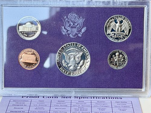 1987-S US Mint Clad Proof Set &bull; Ultra Cameo Proof Coins