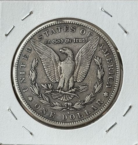 1885-S Morgan 90% Silver Dollar &bull; Circulated Very Fine Condition