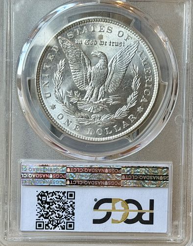 1889-P Morgan 90% Silver Dollar &bull; PCGS Graded Choice BU/MS63 Condition