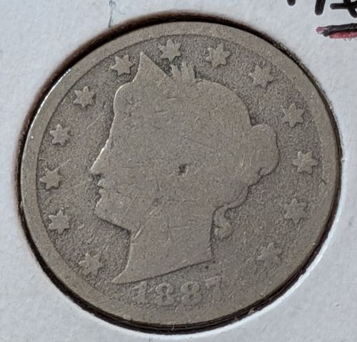 1887 Liberty Nickel