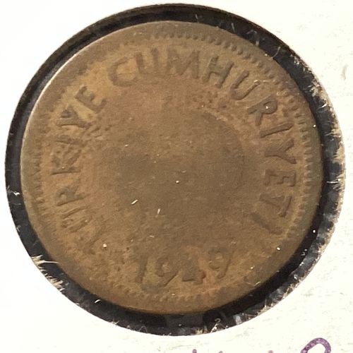 1949 Turkey 25 Kurus
