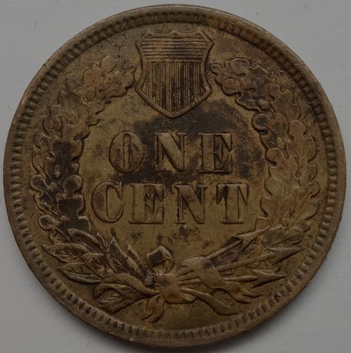 1907 Indian Head Cent #63 Cleaned as shown