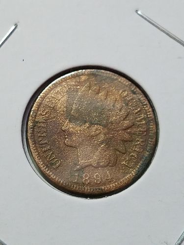 1894 P Indian Head Cent Penny IHC IHP