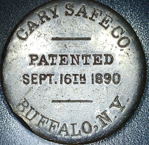 1902 Cary Safe Company based in Buffalo, NY Medal