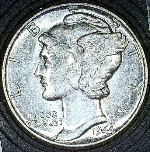 1944 P Mercury Dimes BU