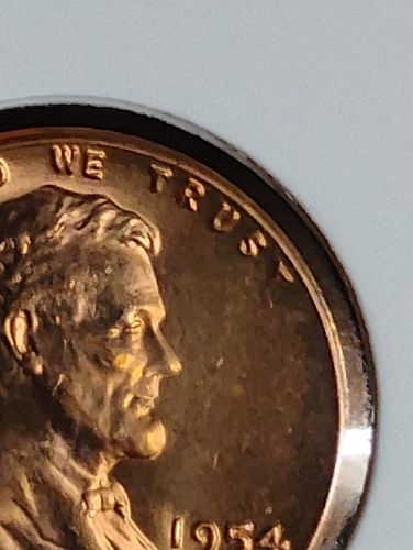 1954-S S/S  LINCOLN WHEAT CENT DDO RPM-A-569 MS-67 RED