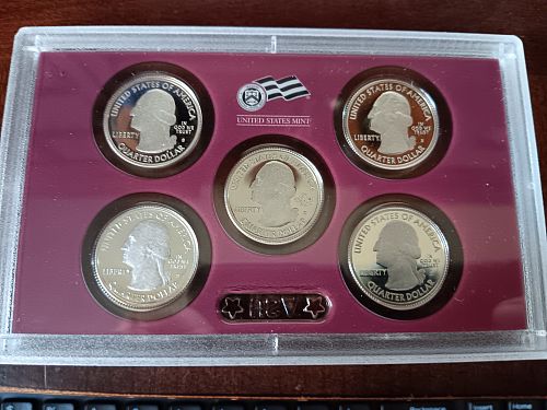 2010 United States Mint America the Beautiful Quarters Silver Proof Set
