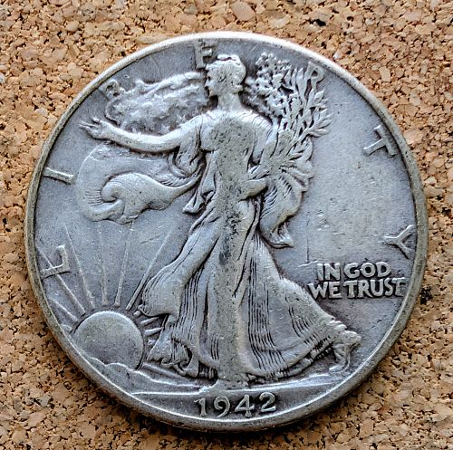 1942-P Walking Liberty Half Dollar