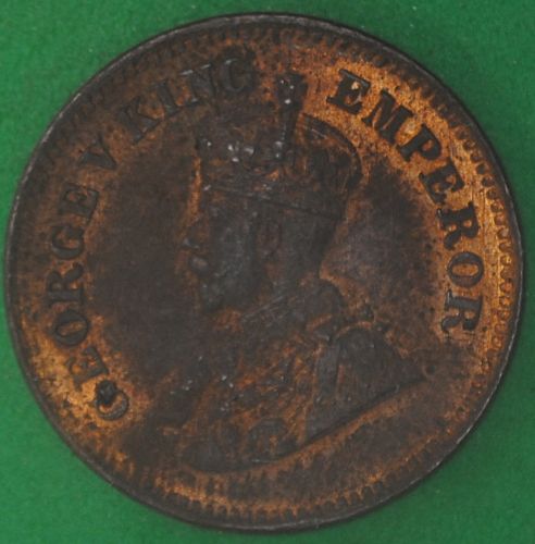 1912 India/British 1/2 Pice UNC