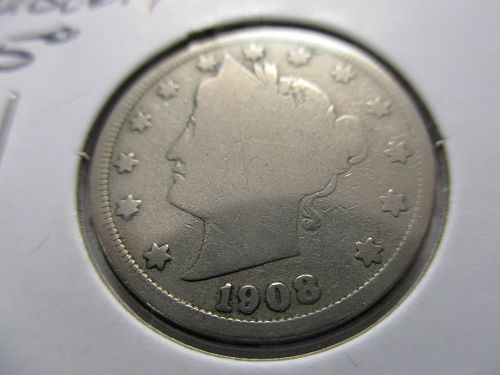 1908  G4 Liberty Nickel.  Item: 5 L08-18.