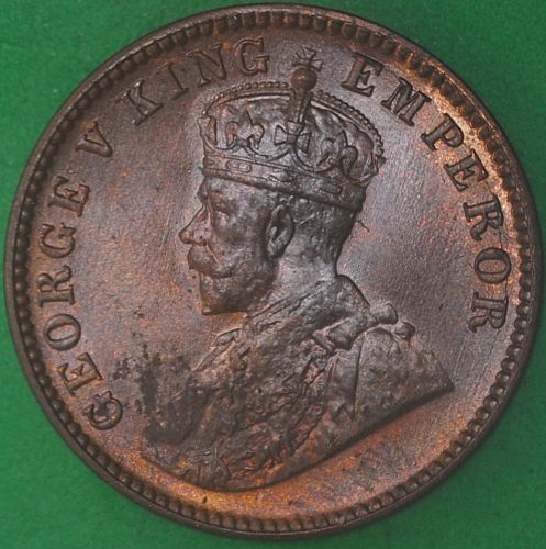 1936(c) India/British 1/4 Anna UNC #2