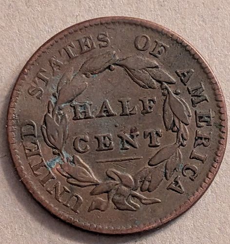 1828 Half Cent