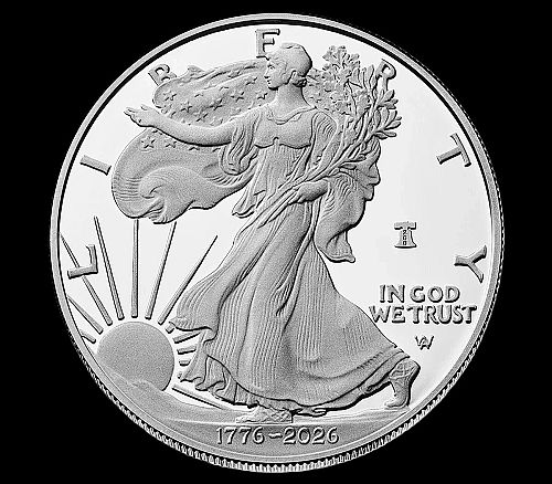 1776-2026 W AMERICAN EAGLE SILVER PROOF 250th PRIVY COIN - PRESALE