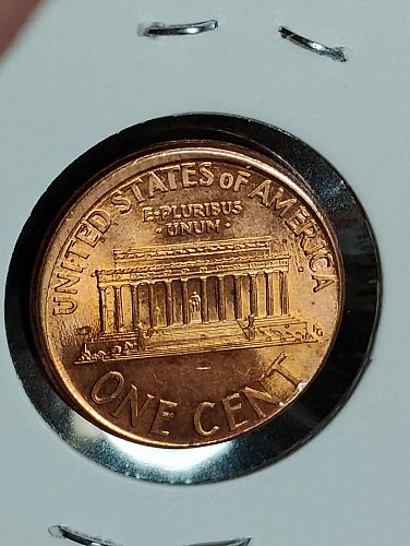 1998 LINCOLN MEMORIAL CENT OFF-CENTER MS-66 RED , LOT A