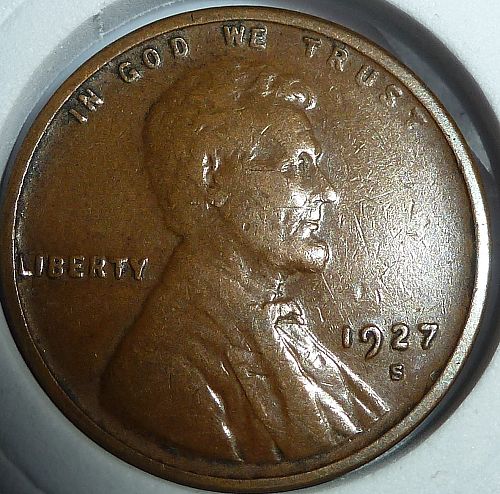 1927-S  FINE  Lincoln Wheat Cent ( 18-13)