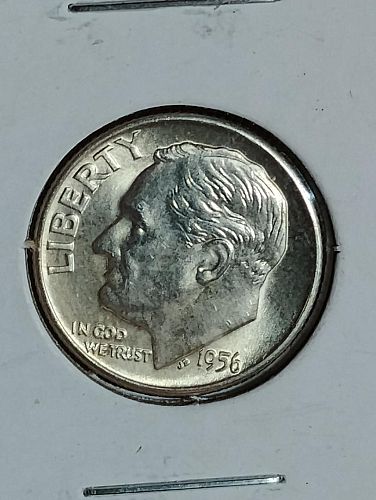 1956-D ROOSEVELT DIME MS-66 FULL TORCH