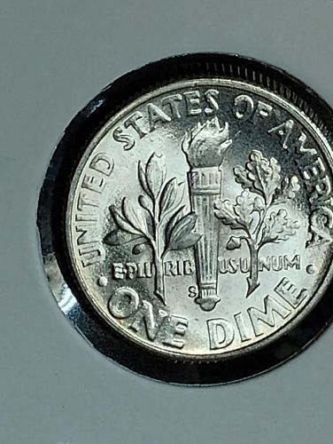 1946-S ROOSEVELT DIME MS-66 + FT
