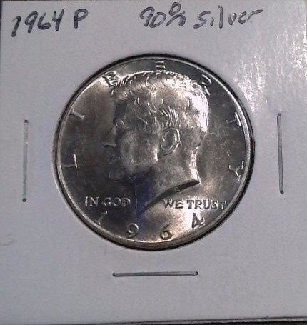 1964 Kennedy Half Dollar.