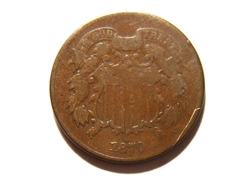 1870 2 Cent Piece