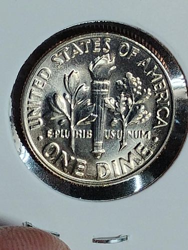 1966 SMS ROOSEVELT DIME MS-67 , FULL  TORCH