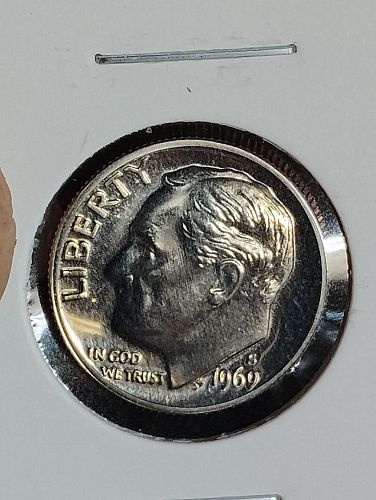 1969-S ROOSEVELT DIME  PF69