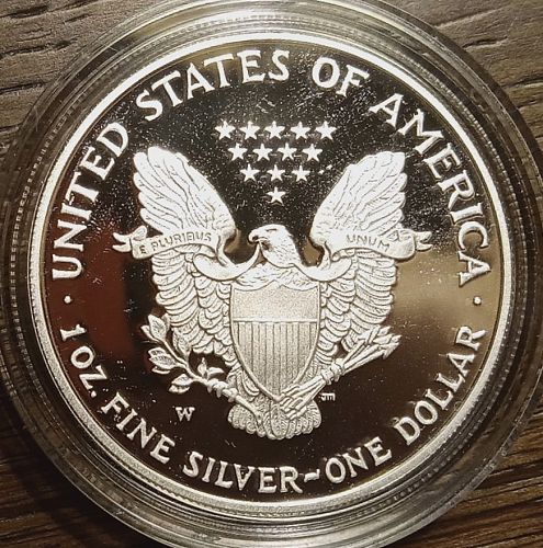 2007 W AMERICAN SILVER EAGLE 1 DOLLAR PROOF