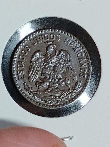 1915 MEXICO 2 CENTAVOS ZAPATA ISSUE "SMALL SIZE" MO MS-65 BROWN W/ DIE CRACKS