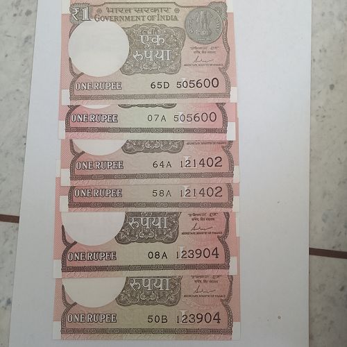 2017  INDIA  .UNC...3  PAIR  DIFFERENT NUMBERS