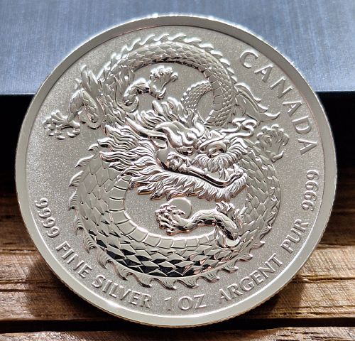 2020 Canada 1oz Silver "Lucky Dragon"