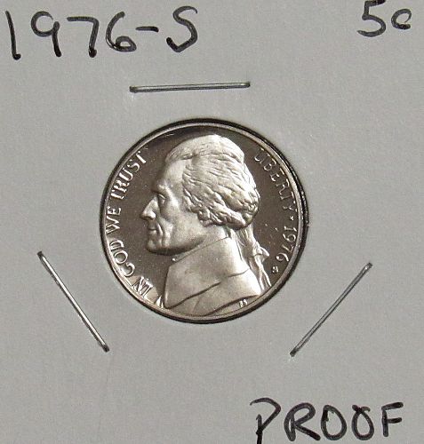 1976 S Proof Jefferson Nickel