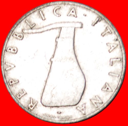 Ⰺ DOLPHIN and RUDDER (1951-2001): ITALY ★ 5 LIRAS 1954R OLD TYPE!!!