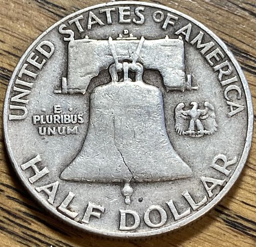 1952D Franklin half in FINE condition