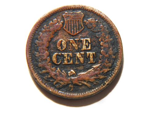 1864 Copper Nickel Indian Head Cent