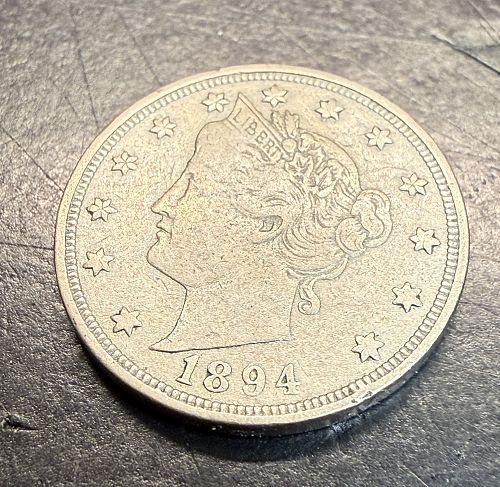 1894 Liberty "V" Nickel, CH XF. (14057)
