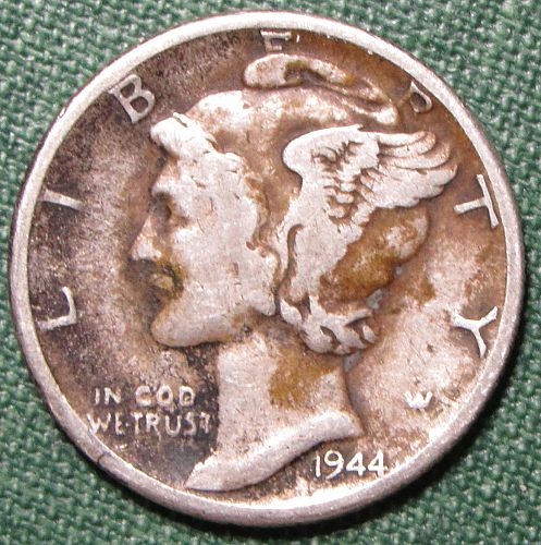 1944 D Mercury Dime