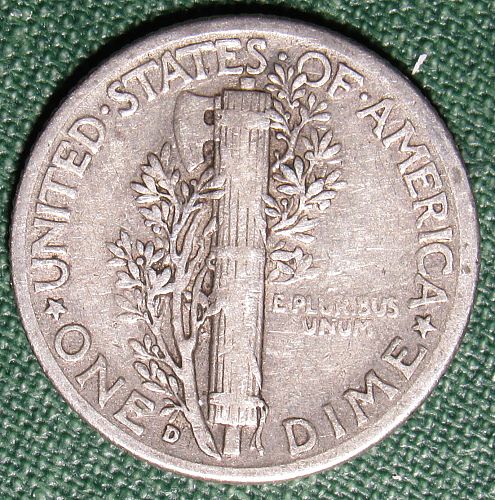 1941 D Mercury Dime