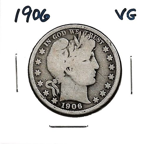 1906  Barber Half Dollar ***VG***
