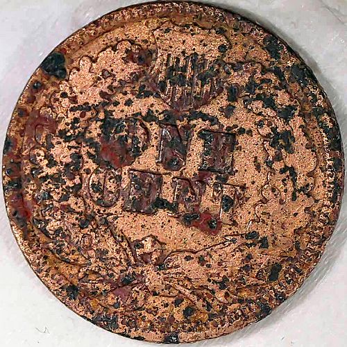 1900 Indian Head Cent - Salvaged+