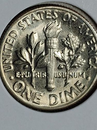 1973-D ROOSEVELT DIME MS-65 , FULL TORCH