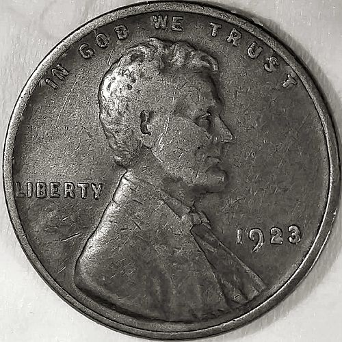 1923 P Lincoln Penny (#1)+