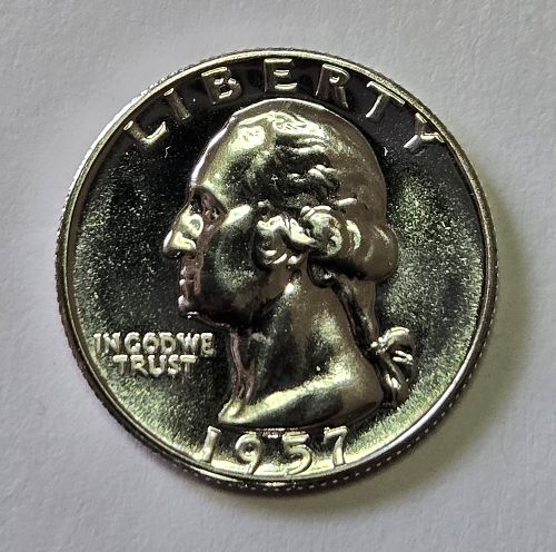1957 Proof Washington Quarter Proof-65 (GEM)
