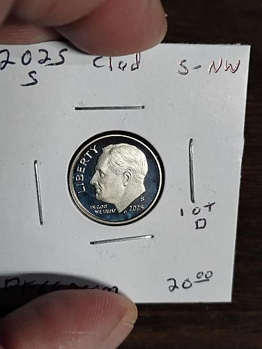 2025-S CLAD ROOSEVELT DIME PF69 DCAM LOT " D"