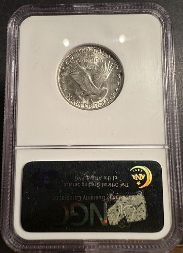 1917-S T-2 Standing Liberty Quarter, MS63, NGC. (14222)
