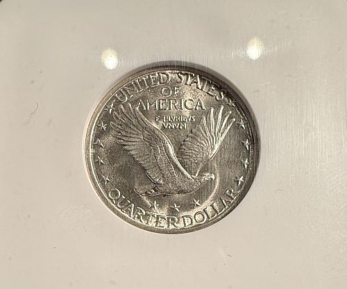 1917-S T-2 Standing Liberty Quarter, MS63, NGC. (14222)