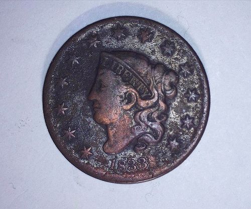 1831-1833 Coronet Liberty Head Large Cent 3-Coin Set