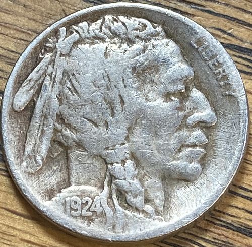1924 Buffalo nickel in FINE condition