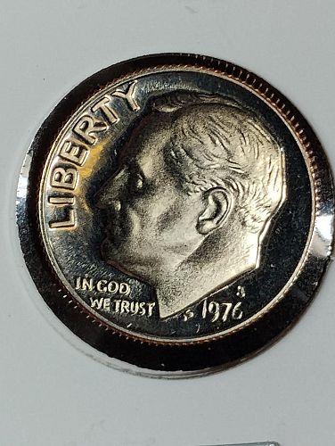 1976-S ROOSEVELT DIME PF69DCAM
