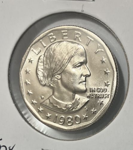 1980 D Susan B Anthony dollar from mint set