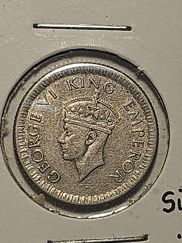 1942 quarter rupee from india